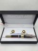 Perfect Replica - Montblanc JFK Black And Gold Fountain Pen And Gold Cufflinks Set (2)_th.jpg